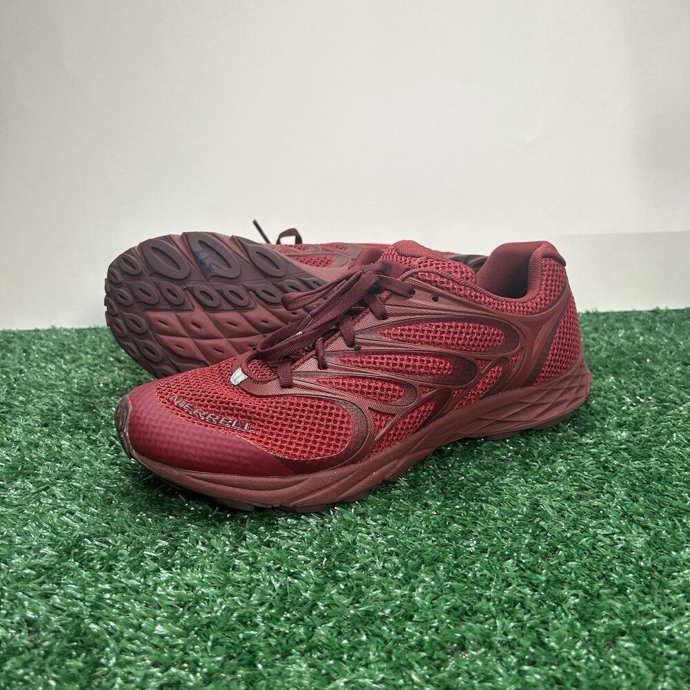 Merrell Bare Access Flex Womens 7 Running Shoes Sneakers Plum Maroon J97066